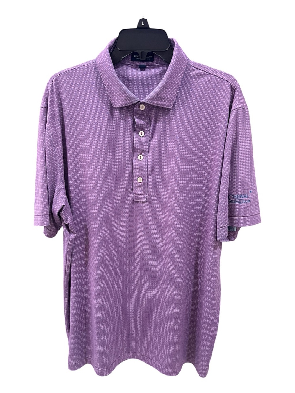 Peter Millar Purple Country Club Polo Shirt Size XL